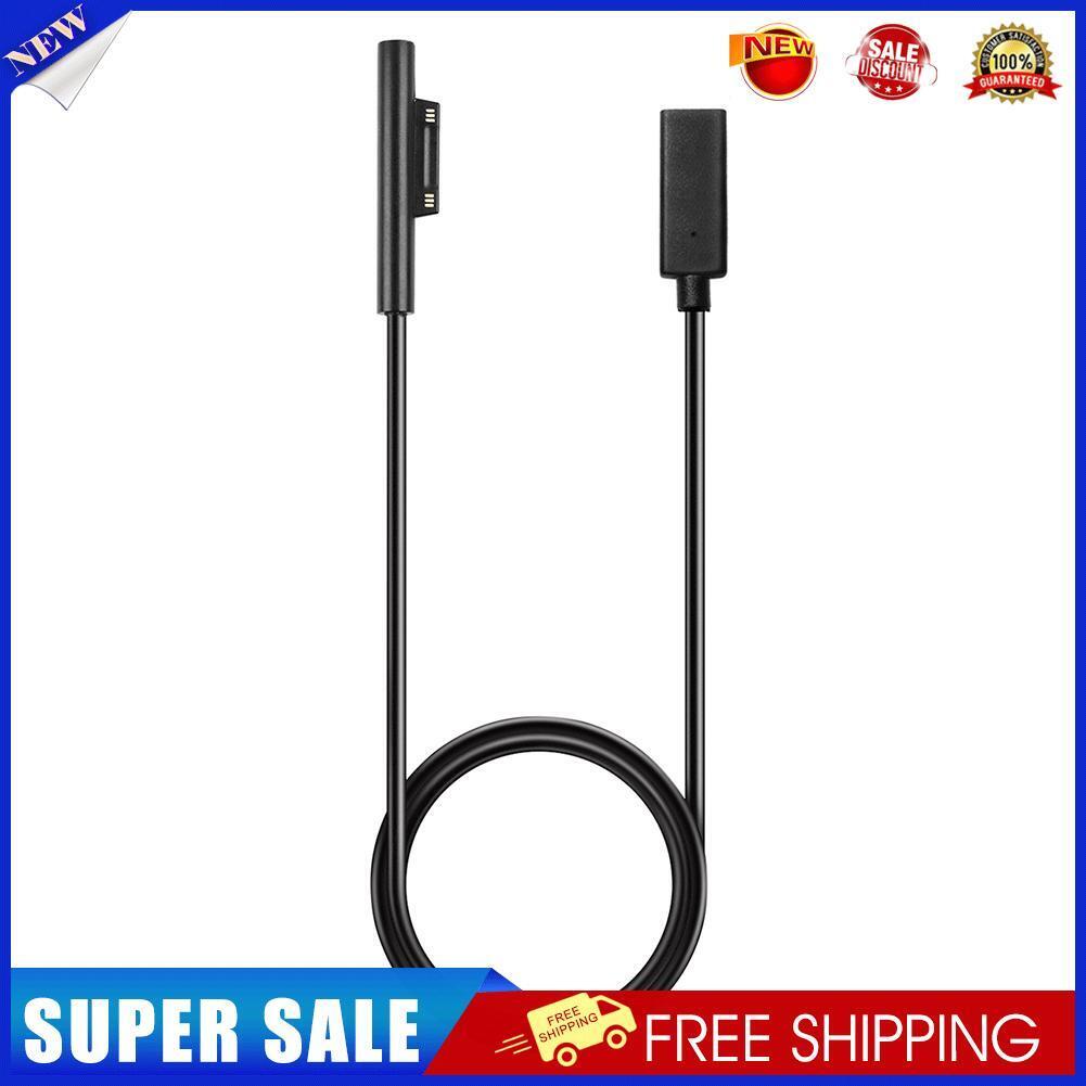 USB Type C Female PD Charging Cable for Microsoft Surface Pro 7/6/5/4/3