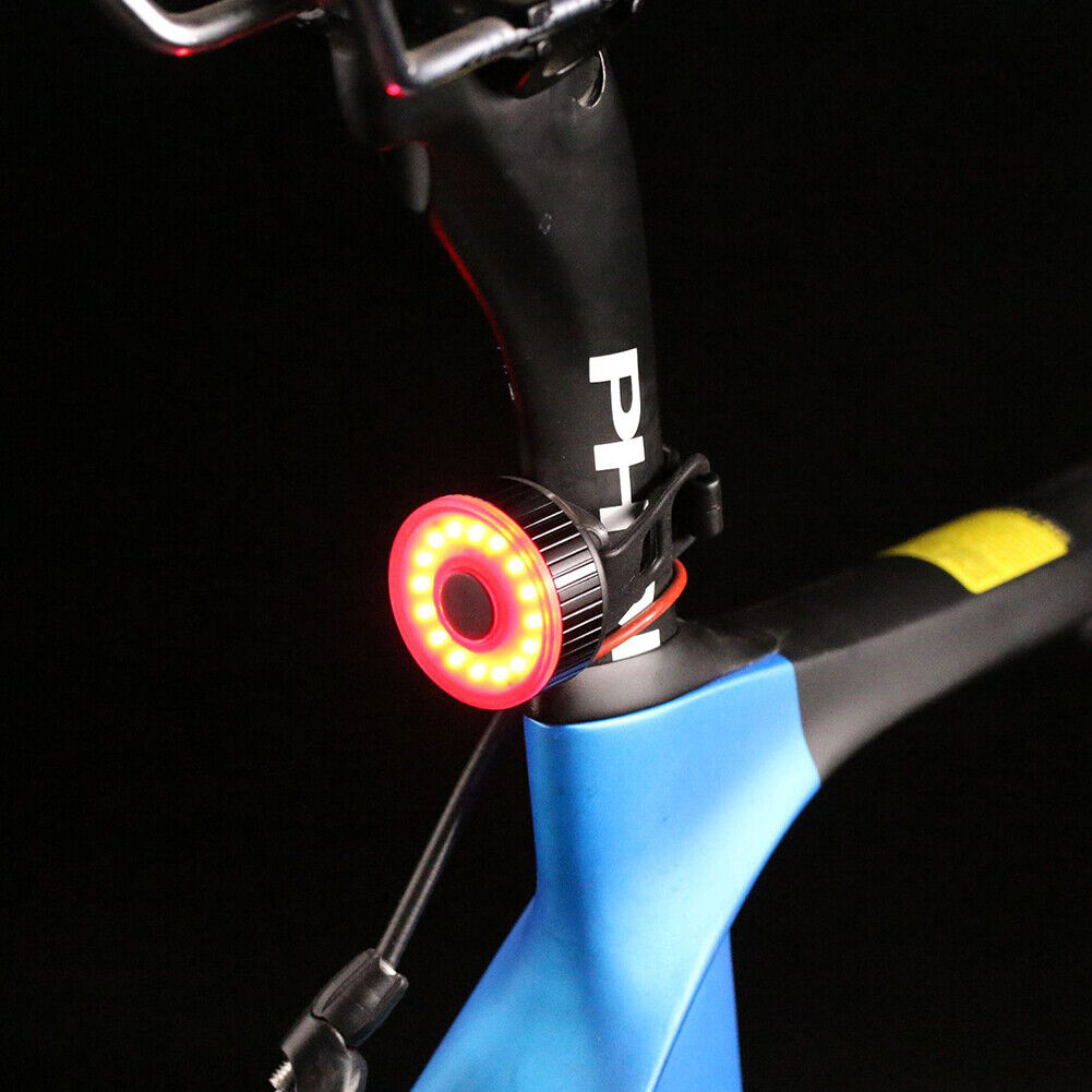 Bicycle LED Tail Rear Light IPX5 MTB Road Bike Helmet Outdoor Backpack Lamp
