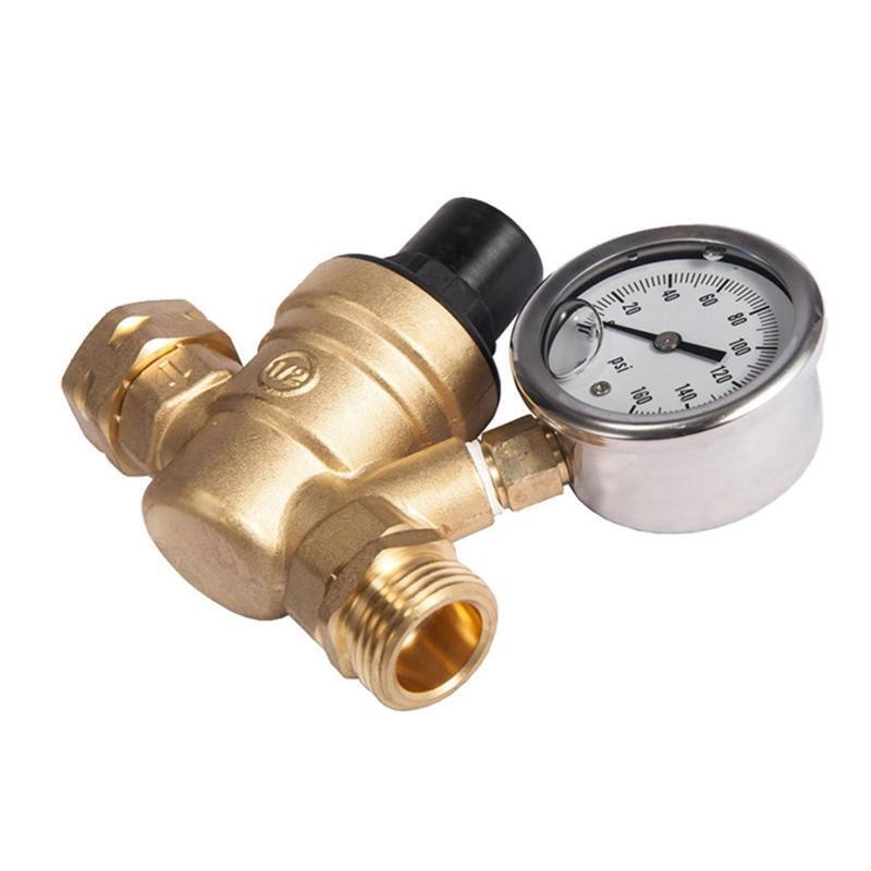 Brass Water Pressure Regulator Lead Free Adjustable Water Pressure Reducer Valve