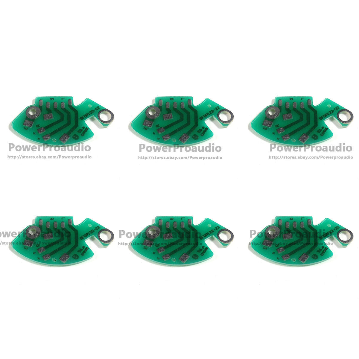 6pcs RCA PCB CIRCUIT PC BOARD SFDP122-22 MK2 MK5 M5G for TECHNICS 1200 1210