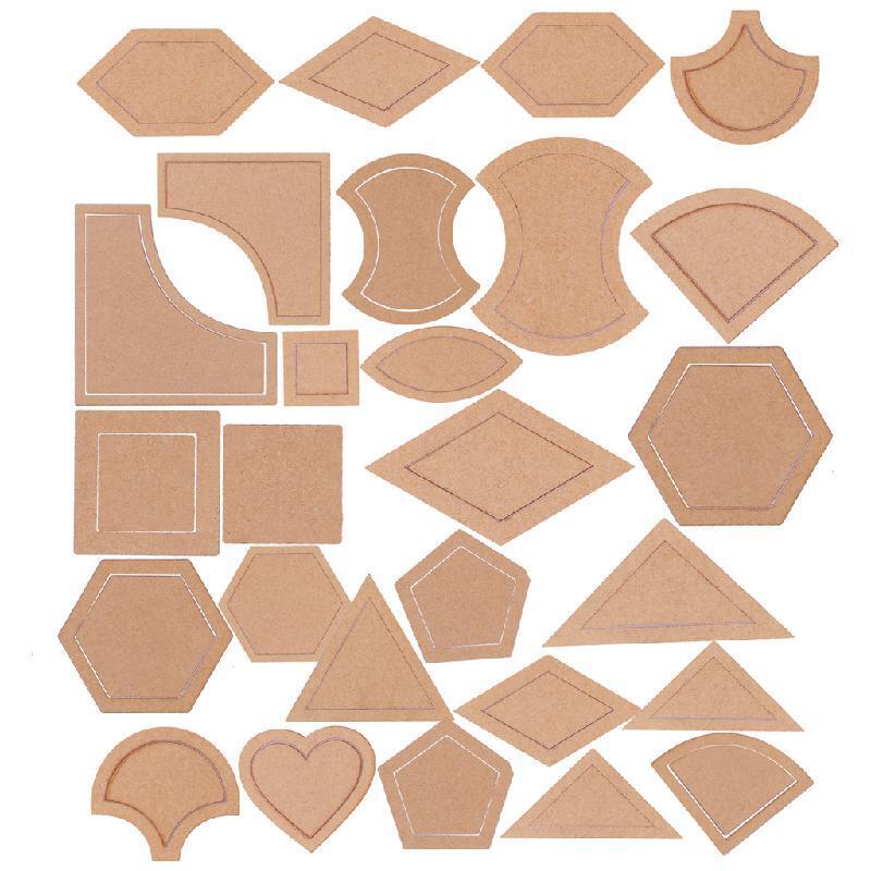 27pcs/set Tailor Sewing Tools Quilting Patchwork Rulers Crafting DIY Handmade