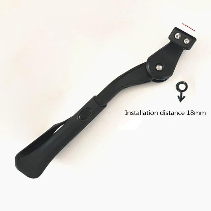 MTB/Snow/Folding Bike Side Stand, Aluminum Alloy, Adjustable 33-40.5cm,Resistant