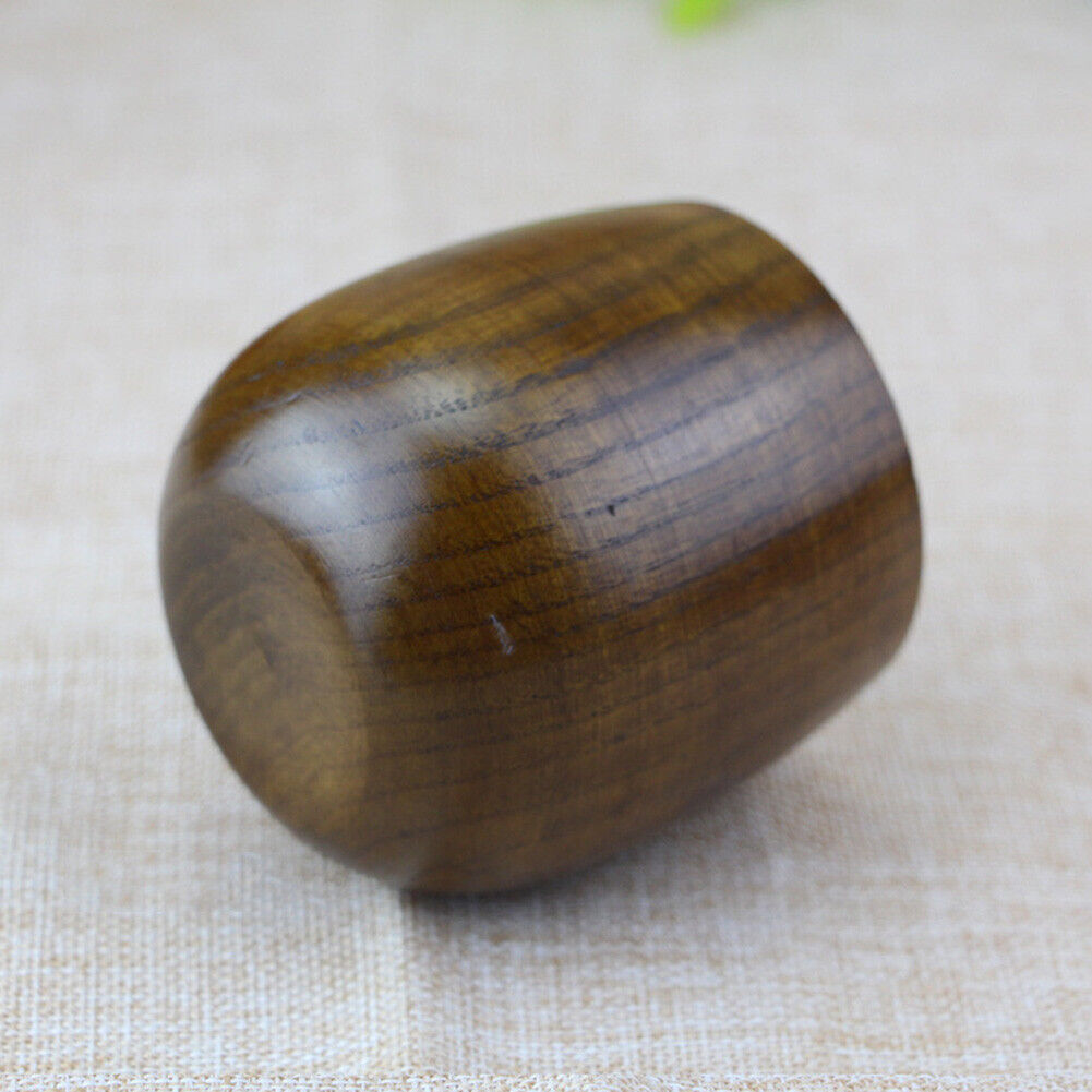 Wooden Big Belly Cup Jujube Wood Beer Mug Tea Coffee Drinking Cups (Foot)
