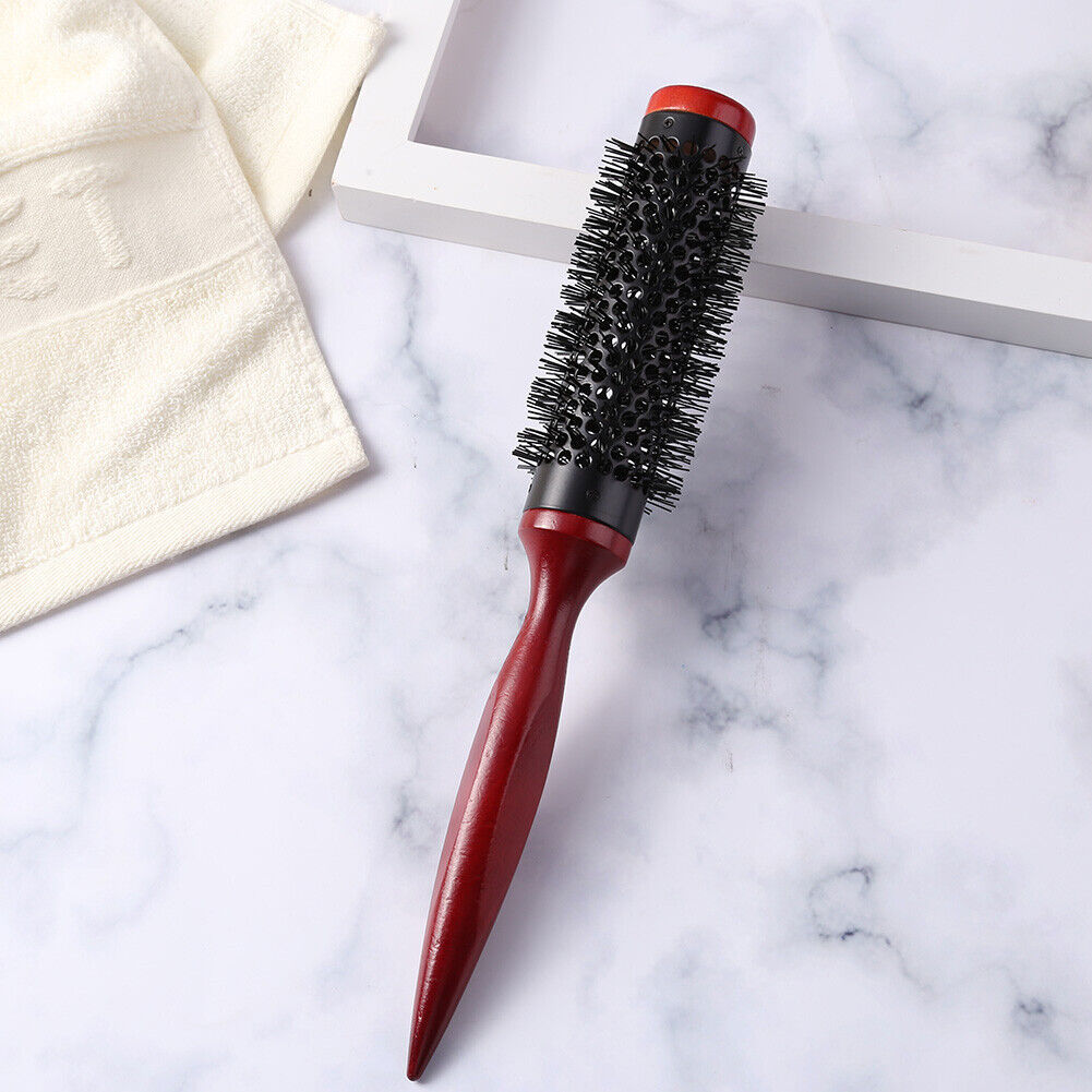 Anti Static Curly Hair Comb Boar Bristle Rolling Round Hair Styling (30mm)