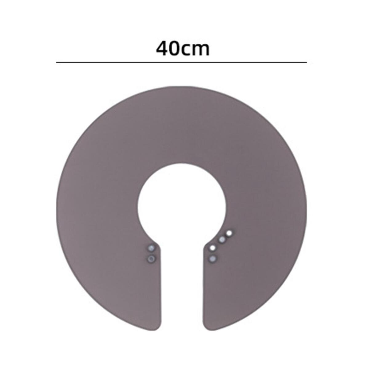 2x Waterproof Adjustable Silicone Haircut Collar for Hairdressing