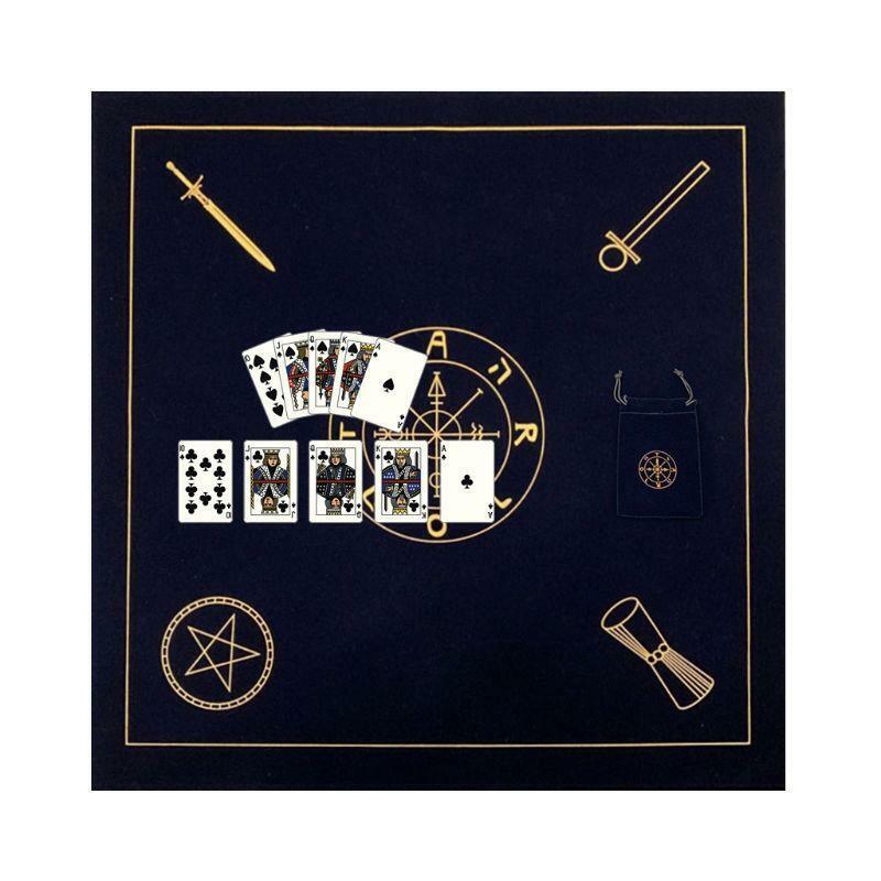 Altar Tarot Cloth Velvet Tarot Cards Tablecloth with Bag Board Game Accessories