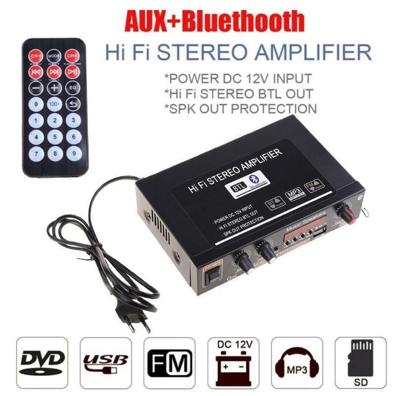 Digital Home Amplifier Bluetooth-compatible Hifi Stereo Subwoofer Music Player