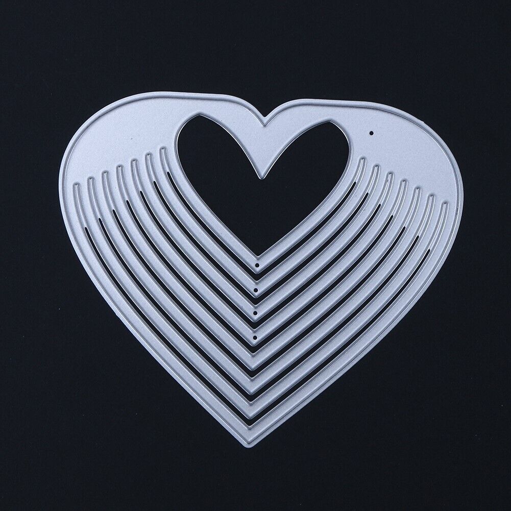 Hollow Heart DIY Metal Stencil for Scrapbook Embossing Craft Cutting Die-15