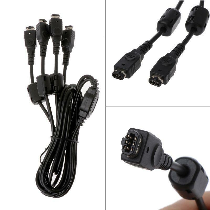 High Quality Cinpel 4 Player Link Cable for Gameboy Advanced SP for GBA GBC SP