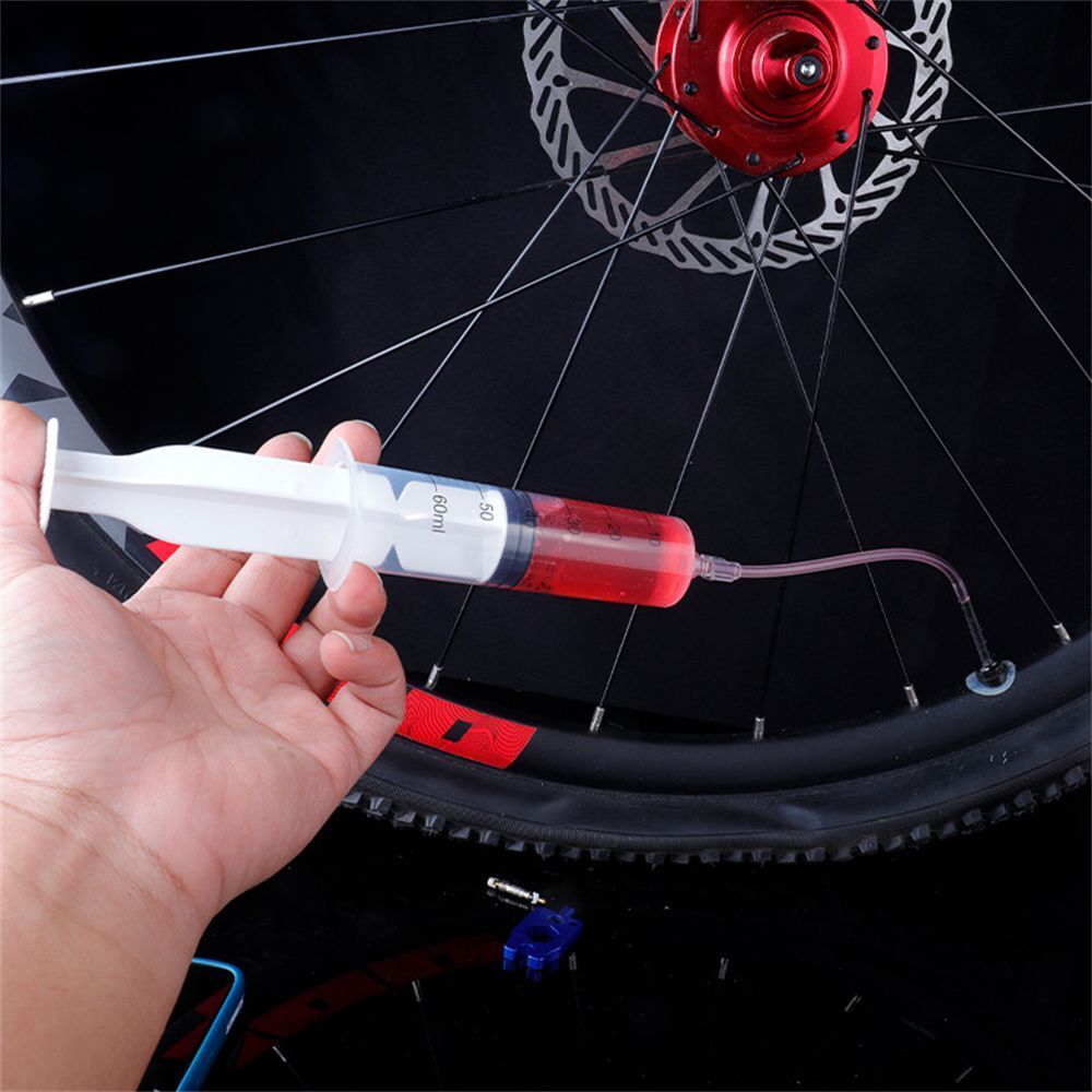 Tool Valve Tool Bicycle Tubeless Tire Sealant Injector Tire Sealant Syringe MTB