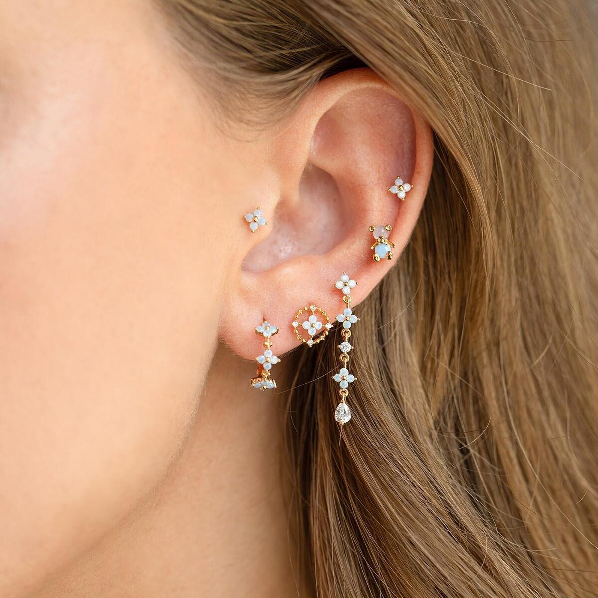 6 Pieces Earrings Dangle Earrings Geometric for Women Girls Stud Earring
