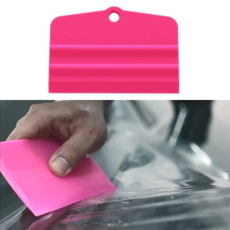 Squeegee Felt Edge Car Film Scraper Window Tint Soft Rubber Silicone Wrap Tools