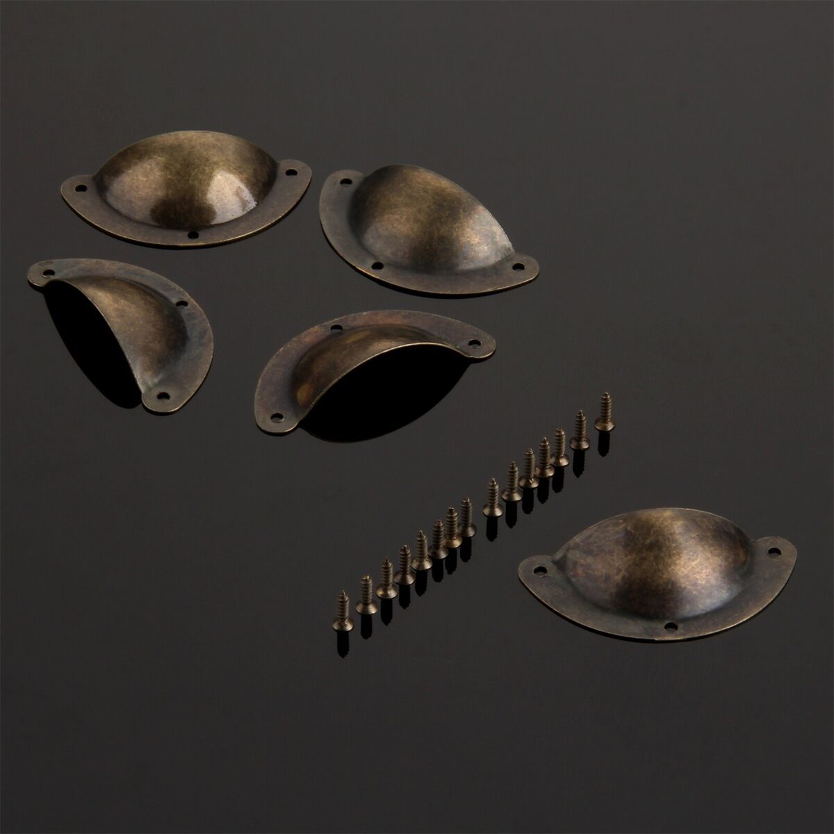 5x Creative Door Pulls Handle Drawer Wardrobe Cupboard Cabinet Bin Shell Knobs