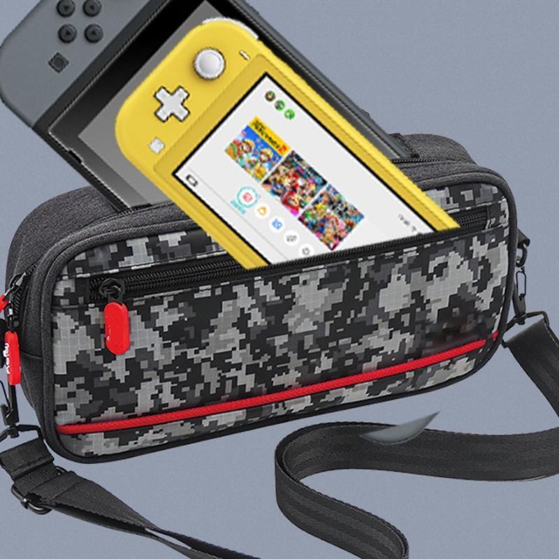 Portable Camouflage Tote Bag Storage Handbag Carry Case for Switch & NS Lite