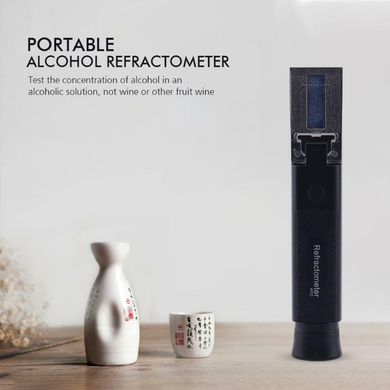 Portable Refractometer with ATC Hand Held 0~32? Specific Food Milk Fruit Tester
