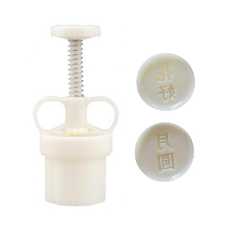 Moon Cakes Moulds Chinese Word Design Hand Pressure Fondant Decors Cookie Cutter