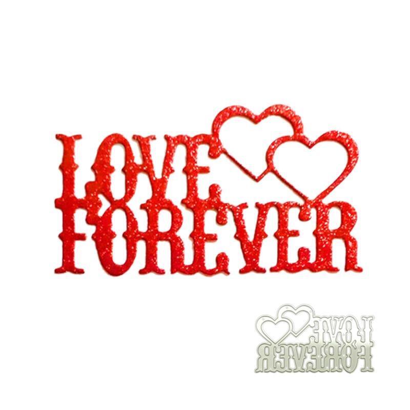 Metal Cutting Dies Carbon Steel Love Heart Stencils for Card Making Album Decor