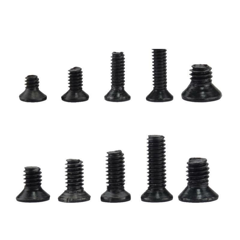 KM Black Zinc Plated Screws Metric M2 M2.5 M3 Laptop Notebook Computer Screw Kit