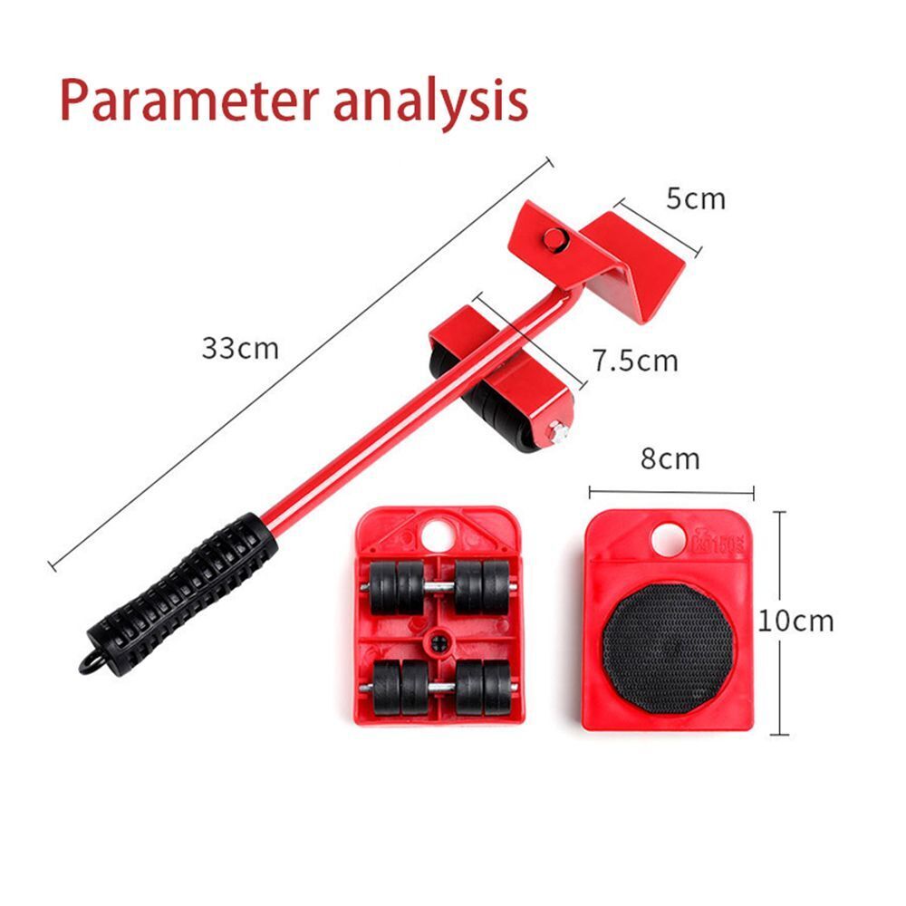 Stuffs Mover Tool Moving Appliance Furniture Lifter Furniture Mover Set Roller