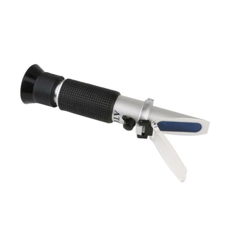 Professional Refractometer with ATC 0~32? Hand Held for Juice Sugar Meter Tester