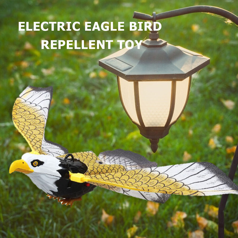 Luminous Bird Repellent Hanging Eagle with Music Portable Flying Bird Gift