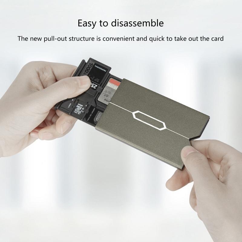 Memory Card Case Holder SD TF SIM Card Storage Anti-Shock Anti-Scratch 2832 Rig