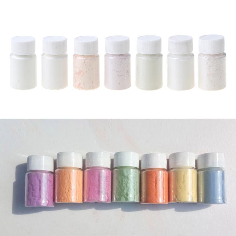 7 Color UV Color Change Pigment Powder Exposed to Sunlight or UV Light Art Craft