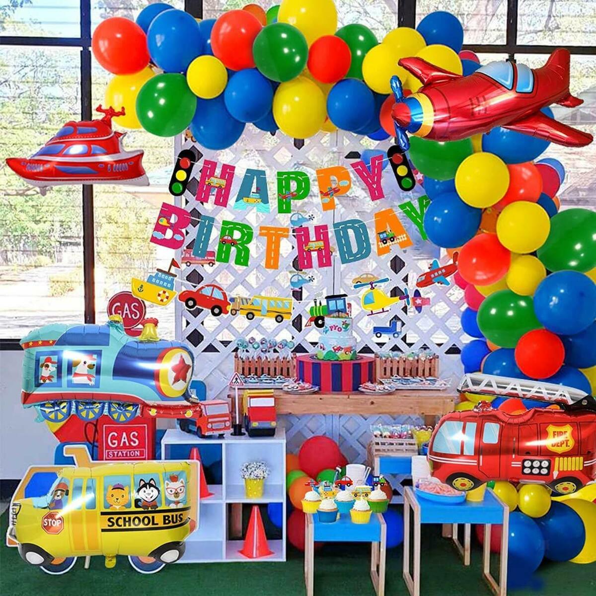 Transportation  Supplies Truck  Balloons for Wedding