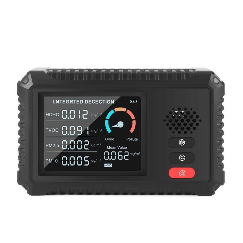 Multifunctional Air Gas Detector Formaldehyde HCHO TVOC PM2.5/PM10 Monitor