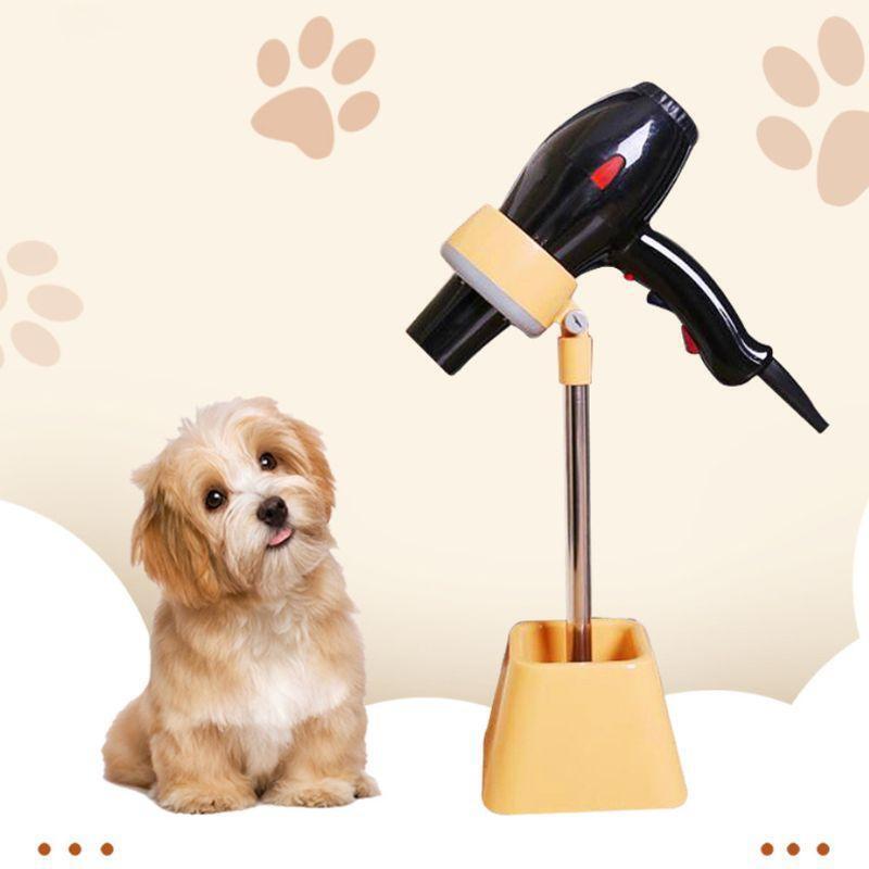 Pet Hair Dryer Stand with with Organizer Tray Pet Grooming Hair Dryer Holder