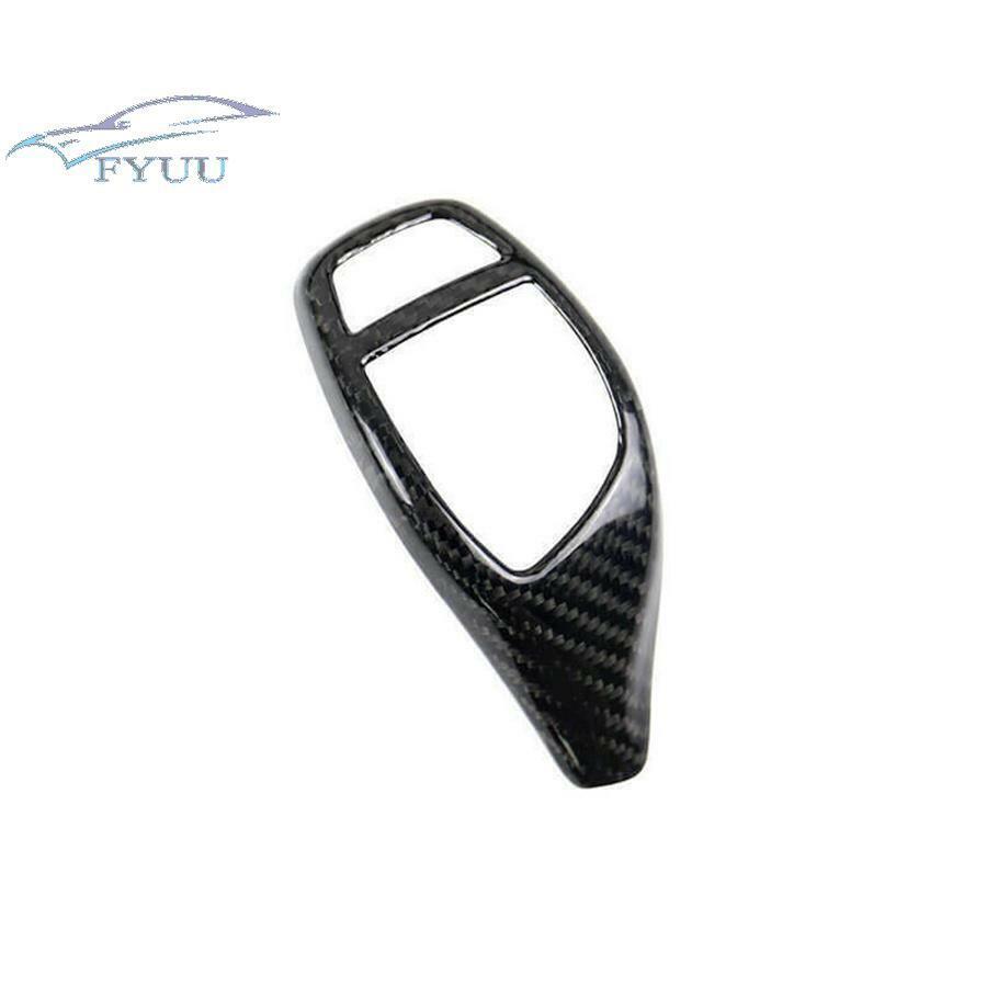Carbon Fiber Look Car Gear Shift Knob Trim Cover ABS For BMW 1 2 3 4 5 6 Series