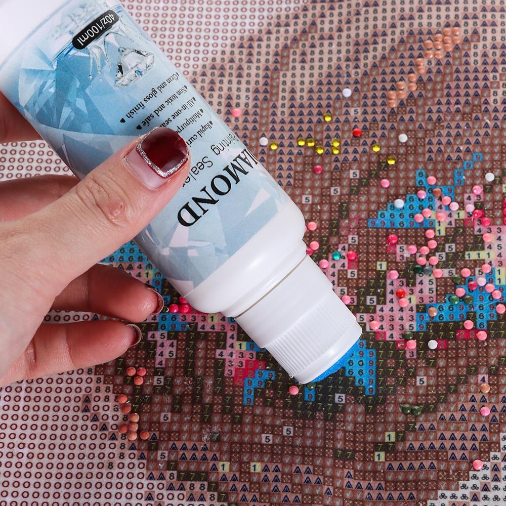 Diamond Painting Brightener Sealer 5D Diamond Painting Glue Permanent Hold