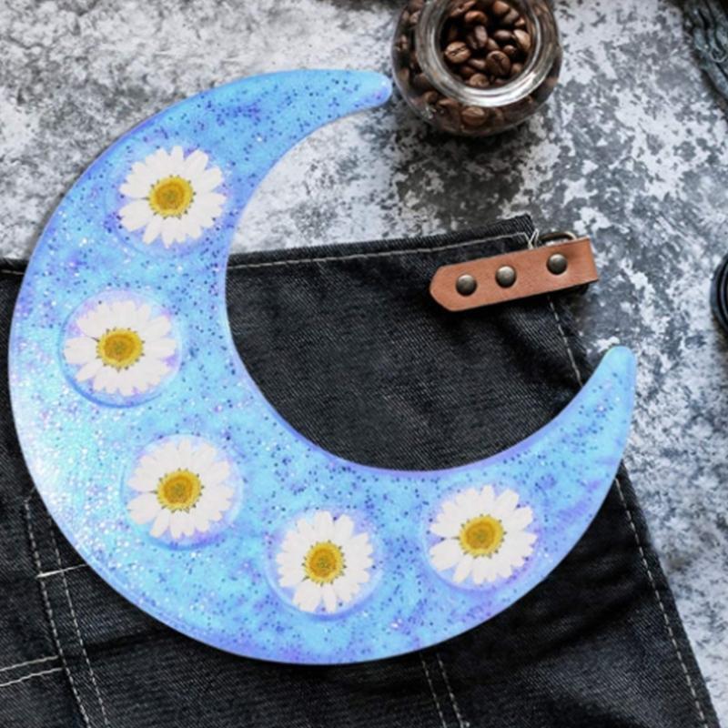 Handmade Decoration Coaster Mold DIY Art Crafts Cup Mat Wine Plate Silicone Mold