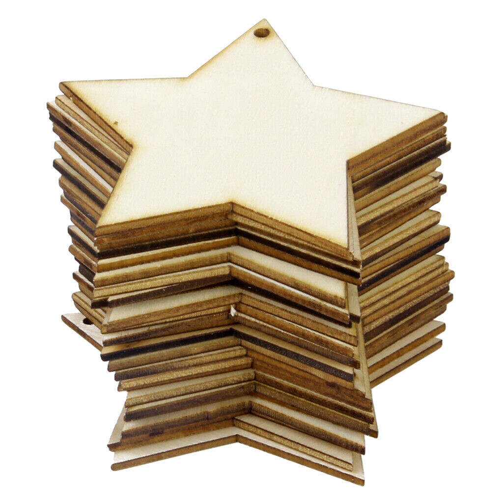 25x  Five Pointed  Embellishments 8x8cm Handicrafts Decorative