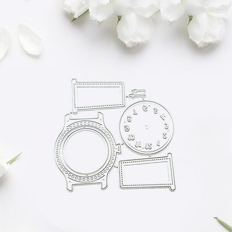 Watch Cutting Dies Carbon Steel Embossing Die Cuts for Card Making Scrapbooking