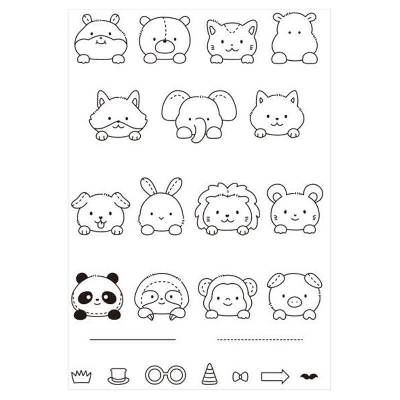 Animal Party Metal Cutting Dies Stencil for DIY Scrapbooking Paper Card Decor