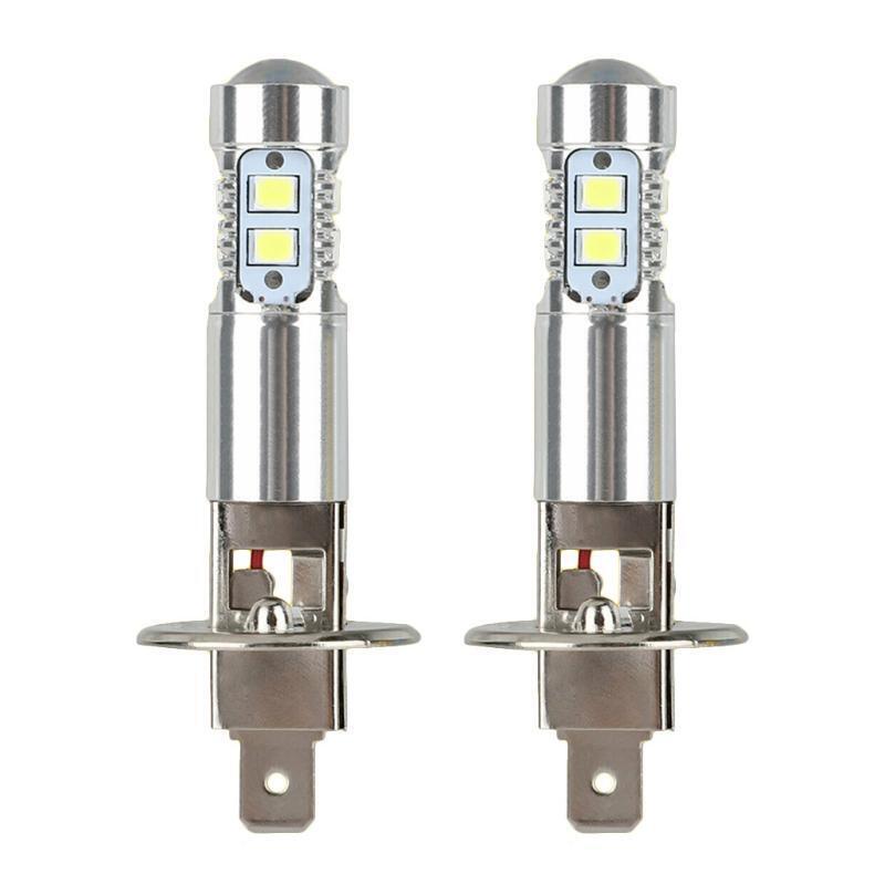 2pcs H1 Headlamp Super White 6000K 100W High Power LED Fog Light Driving Bulb