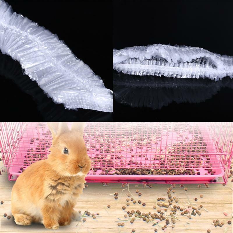10Pcs/Set Rabbit Cage Liners Disposable Large Plastic Mat Films for Bunny Rats