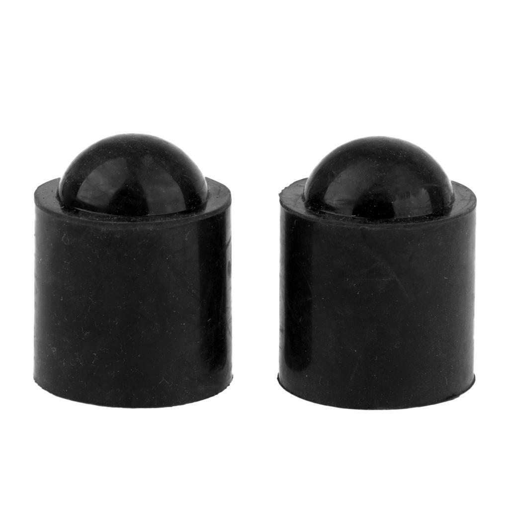 10 Count Pool Cue Tip Cover Protective   Billiard Stick Rubber Protector Black
