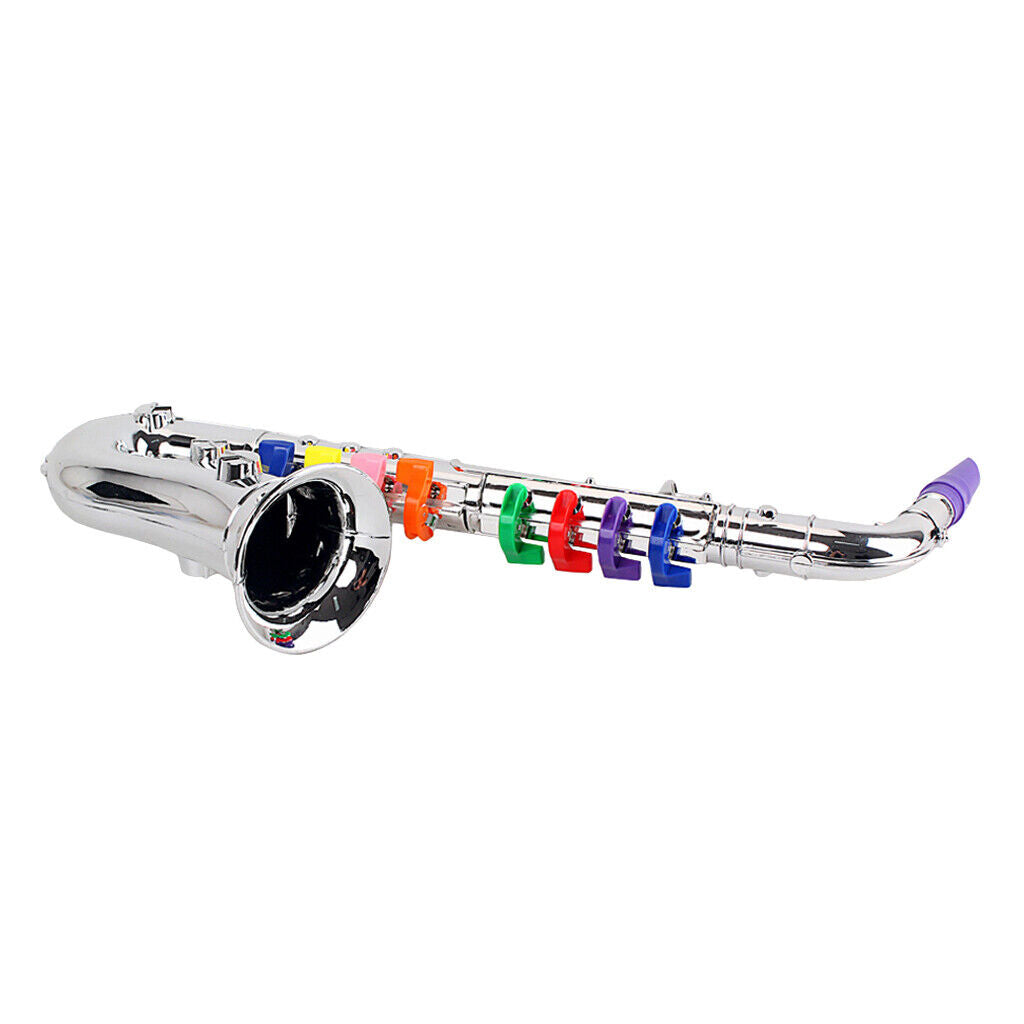 Musical Wind Instrument  Saxophone Sax With Colored , for