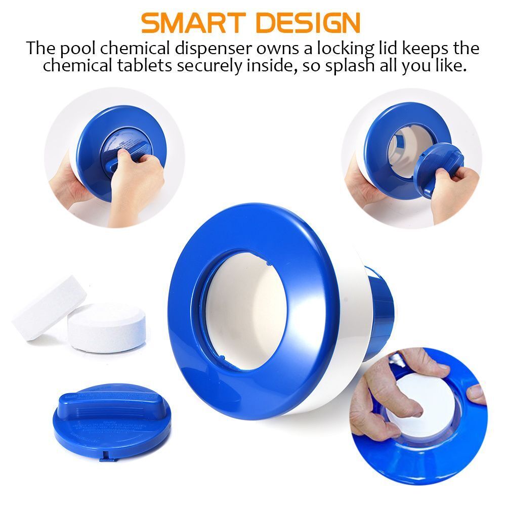 Cleaning Tool Floating Chlorine Dispenser Automatic Drug Dispenser Swim Floater