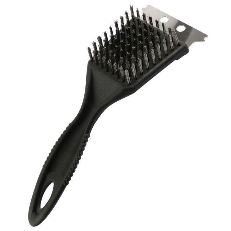 BBQ Grill Brush Cleaner Stainless Steel Scraper Barbecue Cooking Clean Accessory