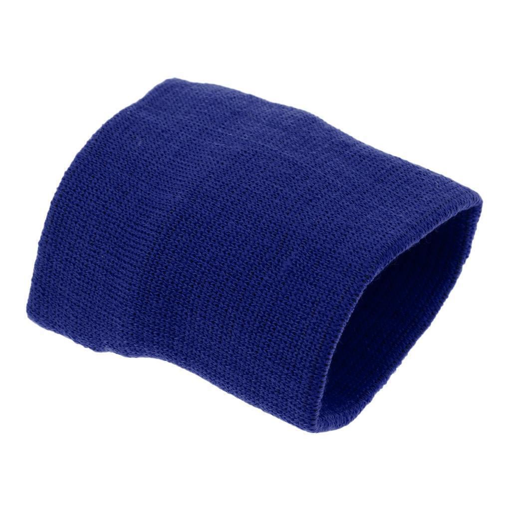 2Pieces Outdoor Sports Fitness Soft Wristband Sweatband Wallet Zipper Pocket