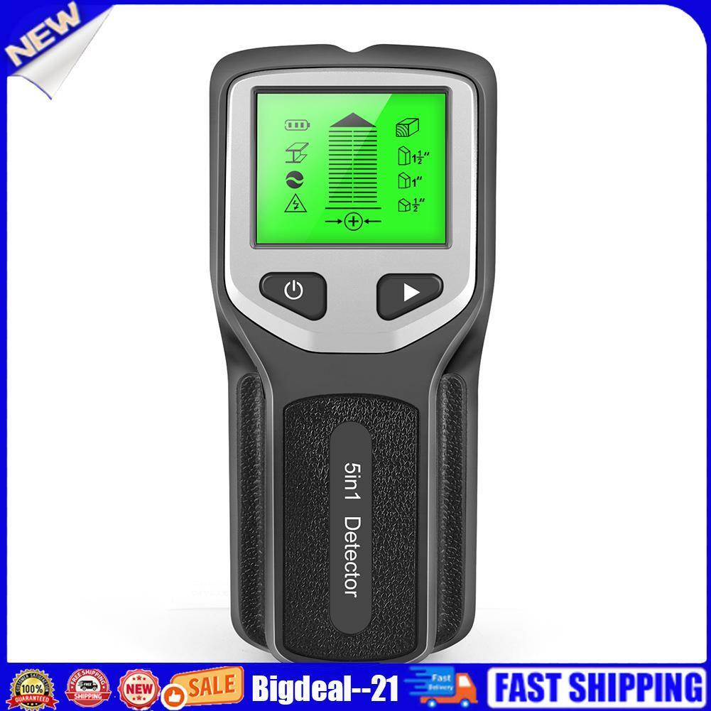5 in 1 Stud Metal Detector LCD Wall Scanner AC Wood Finder Cable Tracker