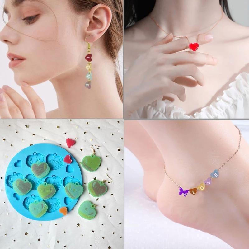 Silicone Pendant Moulds Clay Molds Silicone Keychain Moulds Silicone Material