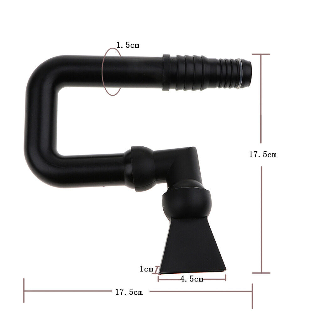 Plastic Aquarium  Water Outlet Tube Duckbill Nozzle