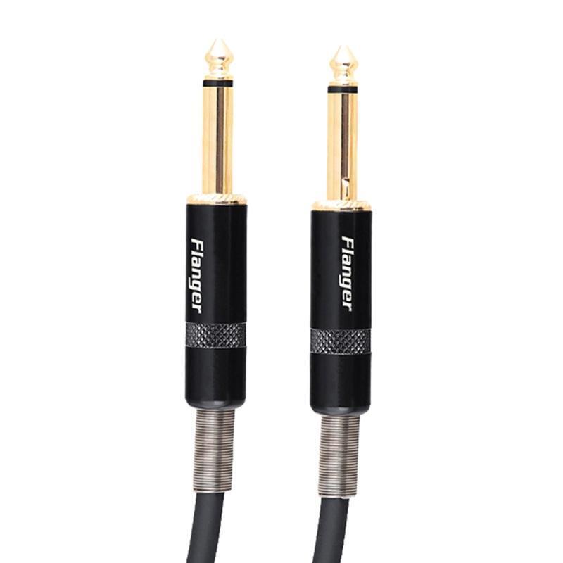 6.35mm TRS Jack Electric Guitar Connection Cable Instrument Noise Reduction Line