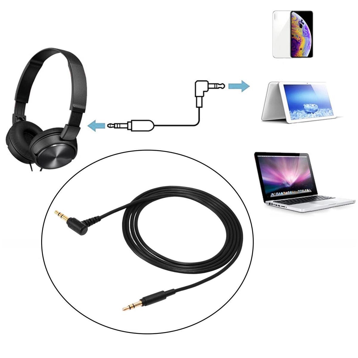 Headphones Replacement Cable Cord - MDR-100Aap MDR-1A
