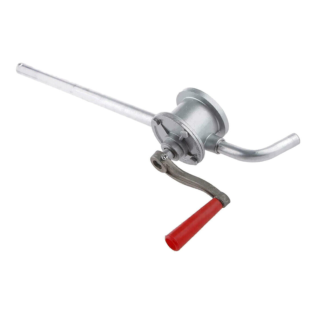 Aluminum Rotary Gas Oil Fuel Hand Pump Gallons Self Priming Dispenser