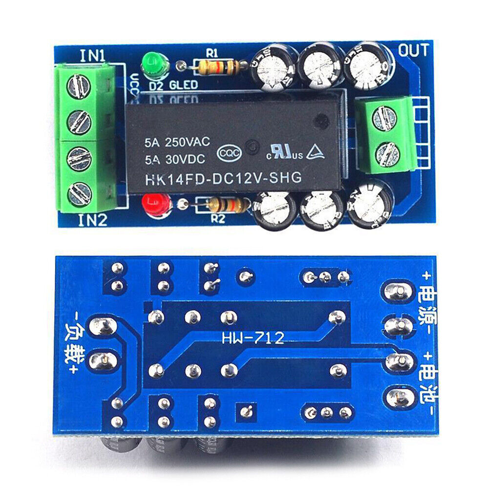 12V 150W 12A Backup Battery Switch Module Control Board Automatic Switching